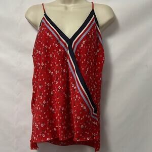 BAILEY/44 FLORAL PRINT SPAGHETTI STRAPS BLOUSE SIZE‎ M